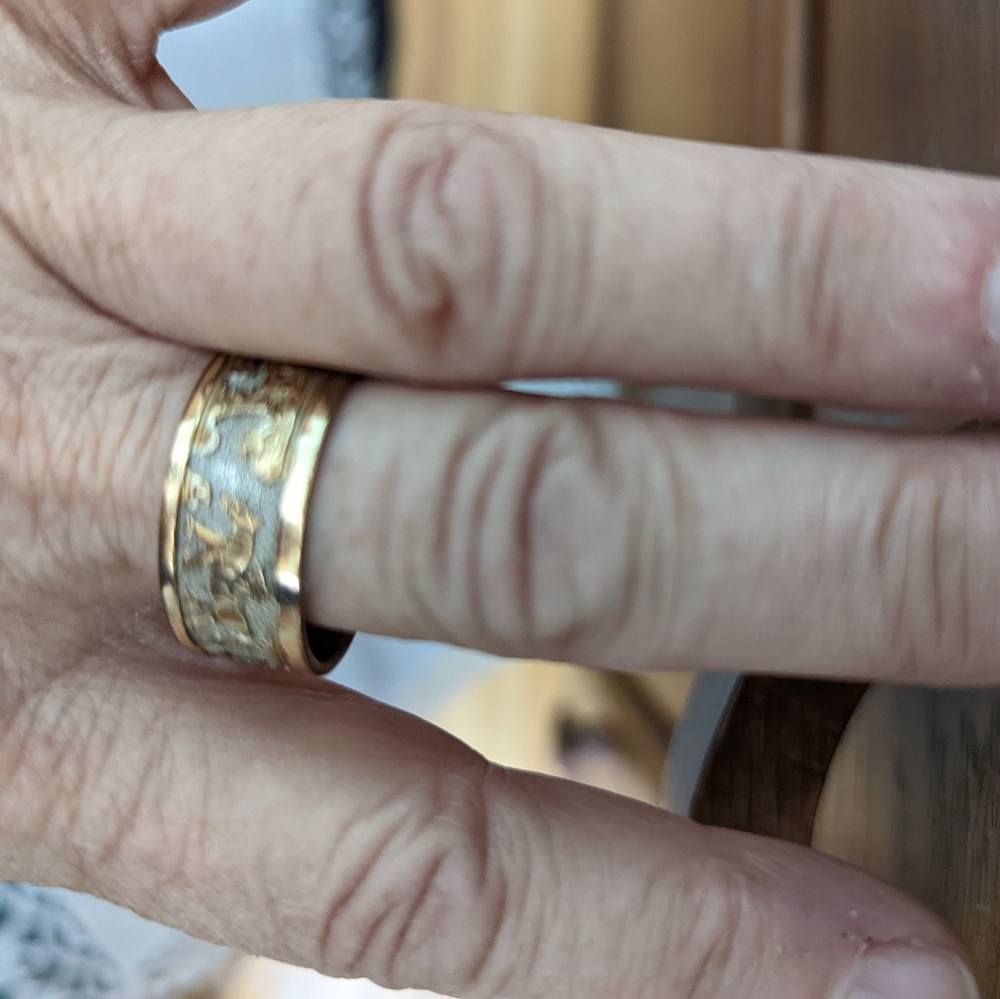 Native American Navajo Vintage Storyteller Ring Size 11 1/2 - Picture 2 of 12